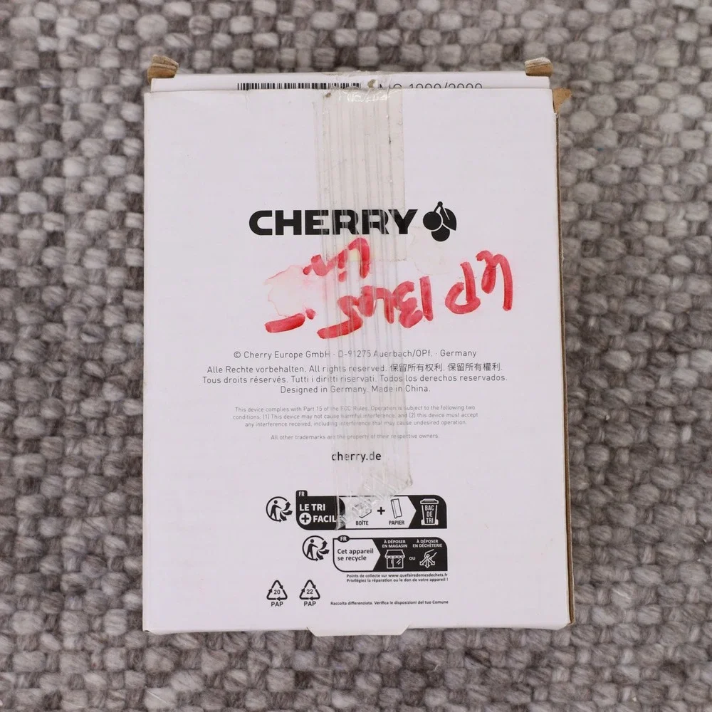 Cherry MC 1000 Corded Mouse Unisex OS Black New Optical USB JM-0800-2/01